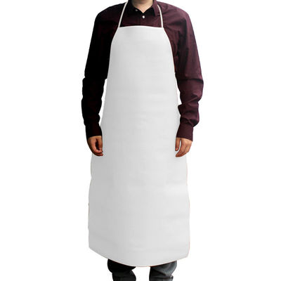 Custom Plain Long Bib PU cuoio cucina lavoro grembiule con accettabile OEM / ODM