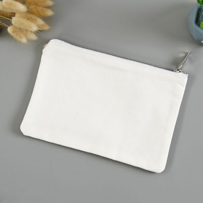 Logo personalizzato Canvas Pencil Bag Organizzatore perfetto per viaggi articoli da bagno e trucco