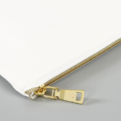 Logo personalizzato Canvas Pencil Bag Organizzatore perfetto per viaggi articoli da bagno e trucco
