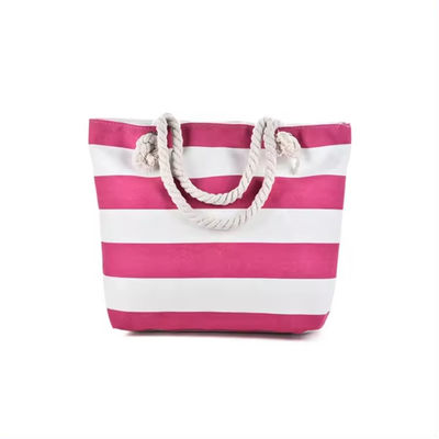 Borsa da bagno casual per donna con due maniglie Borsa da mano in tela a colori