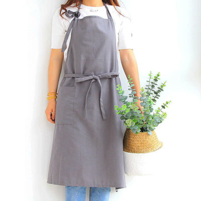 OEM/ODM Accettabile Custom Design Apron di lino di cotone per cucina Cucina Chef Housekeeping