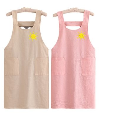 Logo personalizzato tela Chef cotone Unisex Uniforme grembiule per cucina commerciale barbiere salone