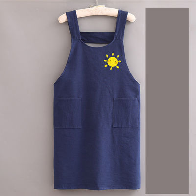 Logo personalizzato tela Chef cotone Unisex Uniforme grembiule per cucina commerciale barbiere salone