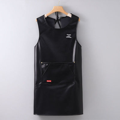 Unisex Industria pesante in cuoio originale grembiule da lavoro per cuoco macellaio metalmeccanico falegname