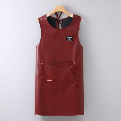 Unisex Industria pesante in cuoio originale grembiule da lavoro per cuoco macellaio metalmeccanico falegname