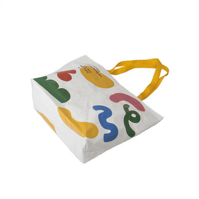 Sacchetto di tessuto in PP eco-compatibile con design personalizzato ad uso pesante stampato a colori pieni stratificato