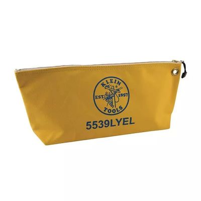 16 oz. Canvas Tool Multiuso sacchetto con cerniere metalliche e materiale RPET