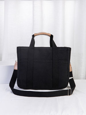 Acceptabile OEM/ODM Logo personalizzabile Big Sustainable Cotton Canvas Shopper Tote Bag