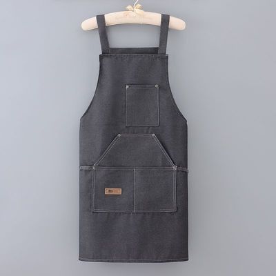 Custom Denim Parrucchiere Attrezzi da giardino Farnetto con tasche Supporto 7 giorni Ordine campione