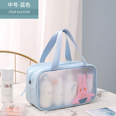 3pcs sacchetto cosmetico trasparente personalizzato personalizzare borse da viaggio Lettera tipo di modello