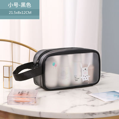 3pcs sacchetto cosmetico trasparente personalizzato personalizzare borse da viaggio Lettera tipo di modello