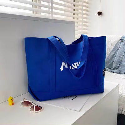 Stampato su misura Eco-friendly Riciclato Plain Bulk Cotton Canvas Grocery Shopping Tote Bag