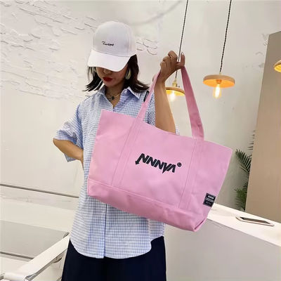Stampato su misura Eco-friendly Riciclato Plain Bulk Cotton Canvas Grocery Shopping Tote Bag