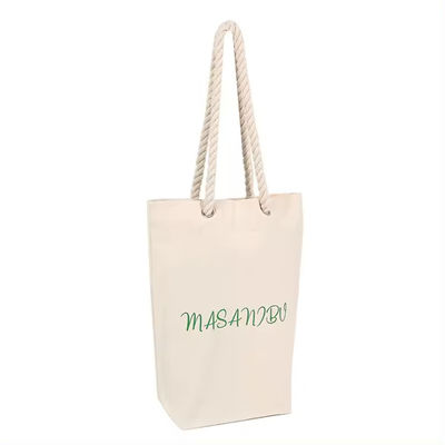 Due cinghie di stampa sacchetti di tessuto di tela semplice con logo personalizzato sacchetto di shopping in tessuto di cotone