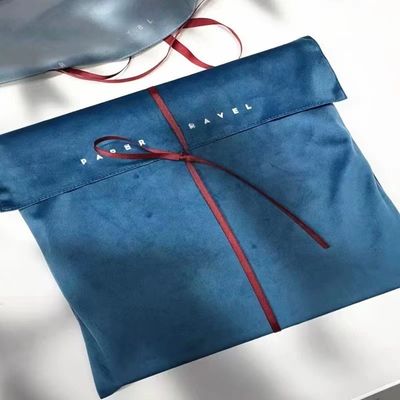 Borsa di imballaggio stampata con logo personalizzato Bowknot Flip per soluzioni di imballaggio in stile vintage