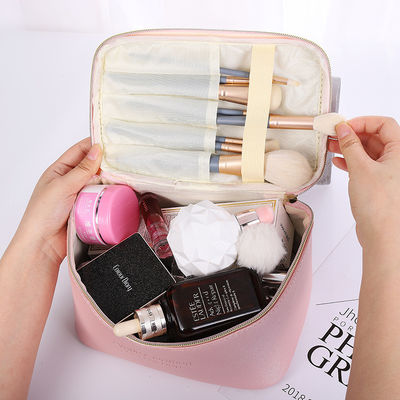 Borsa cosmetica in velluto per donne Set di 3 per viaggi Organizzatore di cerniere di bellezza
