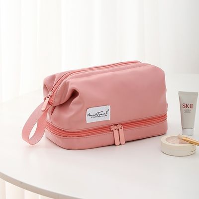 Logo personalizzato stampato Eco Friendly Vanity Case Velvet Zipper Pouch per cosmetici di trucco