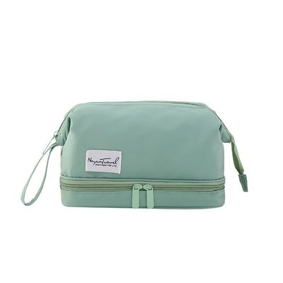 Logo personalizzato stampato Eco Friendly Vanity Case Velvet Zipper Pouch per cosmetici di trucco