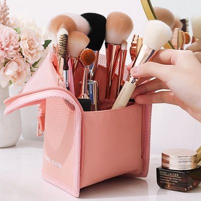 Pulselle per il trucco con chiusura della cerniera per la promozione personalizzata e l'accettazione OEM / ODM