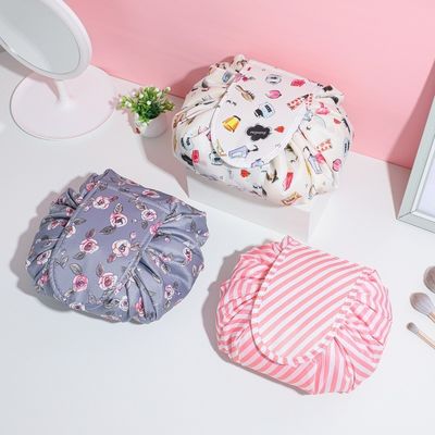Logo personalizzato Stampa Oxford Drawstring Borsa cosmetica per il nuovo stile alla moda