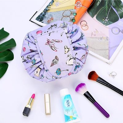 Logo personalizzato Stampa Oxford Drawstring Borsa cosmetica per il nuovo stile alla moda