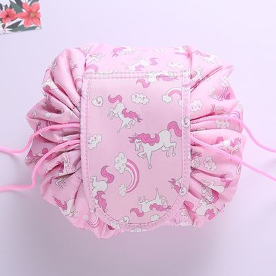 Logo personalizzato Stampa Oxford Drawstring Borsa cosmetica per il nuovo stile alla moda