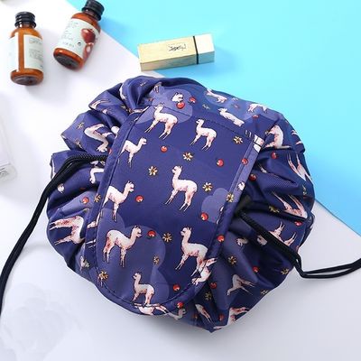Logo personalizzato Stampa Oxford Drawstring Borsa cosmetica per il nuovo stile alla moda