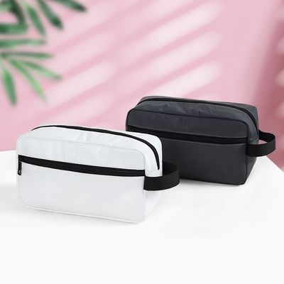 Cassa cosmetica uomo impermeabile Tyvek Dupont sacchetto igienico di carta per il cliente OEM