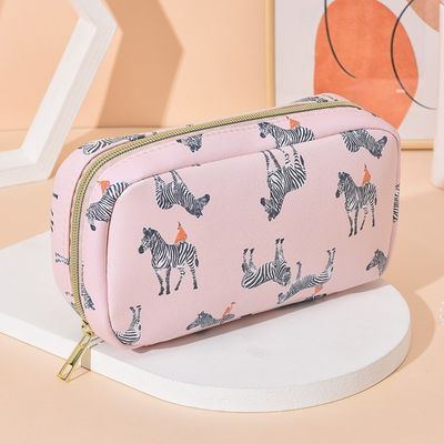Tasca di trucco a colori personalizzati con chiusura a zip impermeabile