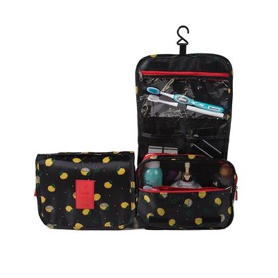 Borsa organizzatrice di trucco Borsa di trucco in nylon a colori personalizzati per lo stoccaggio professionale del trucco