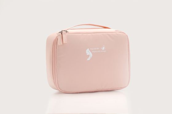 OEM/ODM Acceptabile Borsa di trucco in nylon personalizzata per viaggi e design trasparente