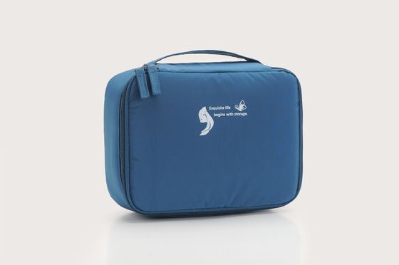 OEM/ODM Acceptabile Borsa di trucco in nylon personalizzata per viaggi e design trasparente