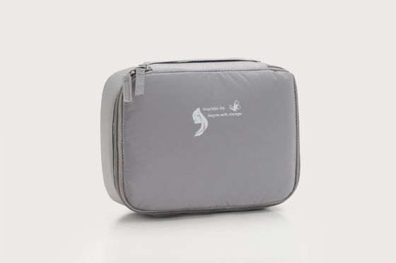 OEM/ODM Acceptabile Borsa di trucco in nylon personalizzata per viaggi e design trasparente