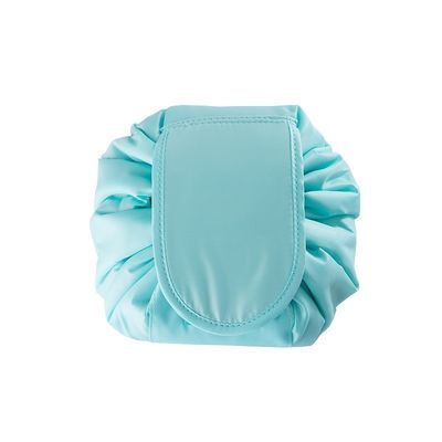Conveniente colore personalizzato impermeabile pieghevole a corda di trazione Canvas Makeup Bag per cosmetici