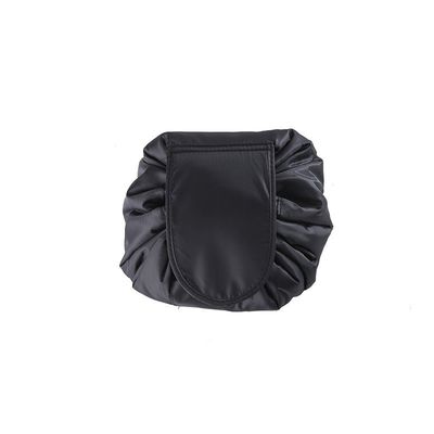 Conveniente colore personalizzato impermeabile pieghevole a corda di trazione Canvas Makeup Bag per cosmetici