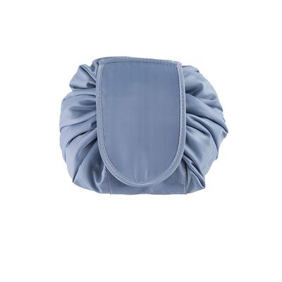 Conveniente colore personalizzato impermeabile pieghevole a corda di trazione Canvas Makeup Bag per cosmetici