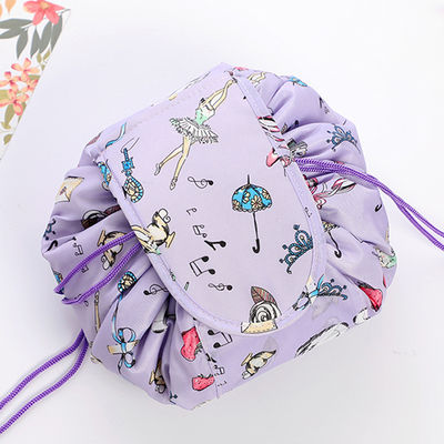 Borsa per il trucco da viaggio con materiale poliestere e disegno unicorno