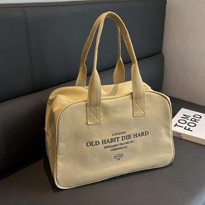 Borsa da shopping di cotone per donna a grande capacità