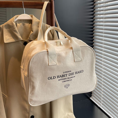 Borsa da shopping di cotone per donna a grande capacità