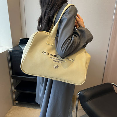 Borsa da shopping di cotone per donna a grande capacità