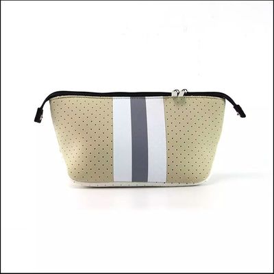Sacchetto di trucco in neoprene con chiusura a cerniera per cosmetici