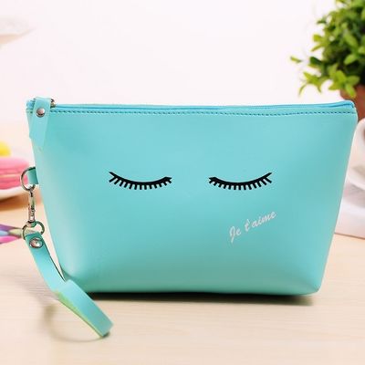 Conveniente borsa cosmetica Pu alla moda Logo personalizzato per le vostre esigenze cosmetiche