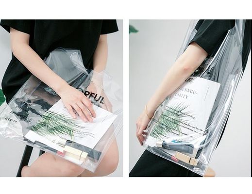Materiale principale Borsa da spiaggia in PVC Perfetta per viaggi e escursioni occasionali