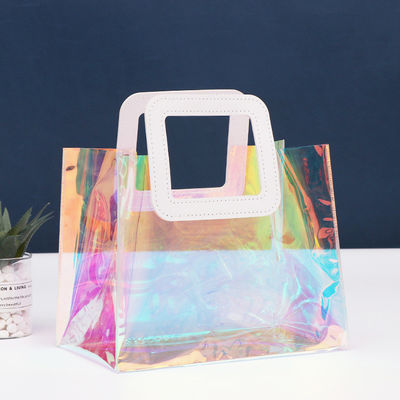 Borsa da shopping in pvc a colori personalizzati