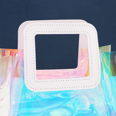 Borsa da shopping in pvc a colori personalizzati