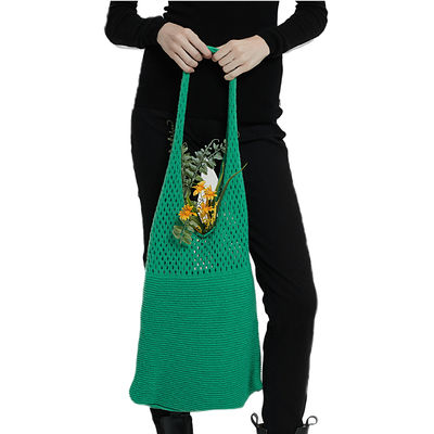 2024 Primavera Autunno e Inverno Stile a manica Donna Borsa a maglia in colore solido