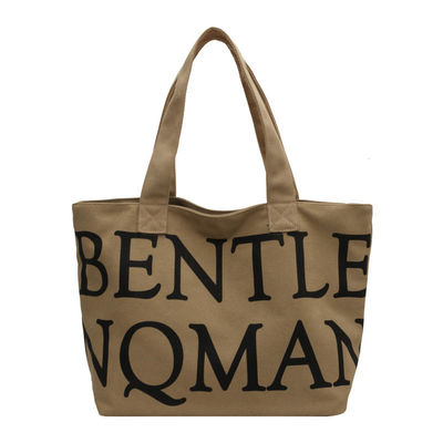 Borsa da bagno da donna a mano con lettere di tendenza e grande capacità