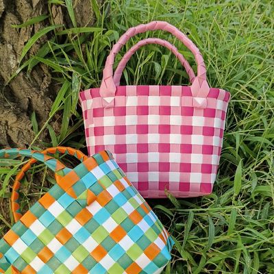 Bagno Raffia da femminuccia triangolare di paglia ecologico per viaggiare e uscire