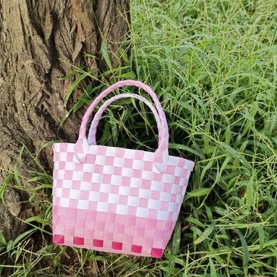 Bagno Raffia da femminuccia triangolare di paglia ecologico per viaggiare e uscire