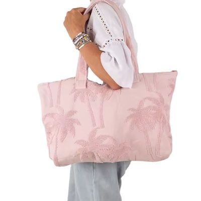 Stile Soft-loop Donna Custom Terry Stoffa asciugamano grande borsa per palestra Notte e spiaggia